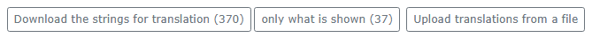 The file for translation: the whole thing or only the shown strings, and loading the finished one back