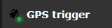 The GPS icon in the task header: green means you can go
