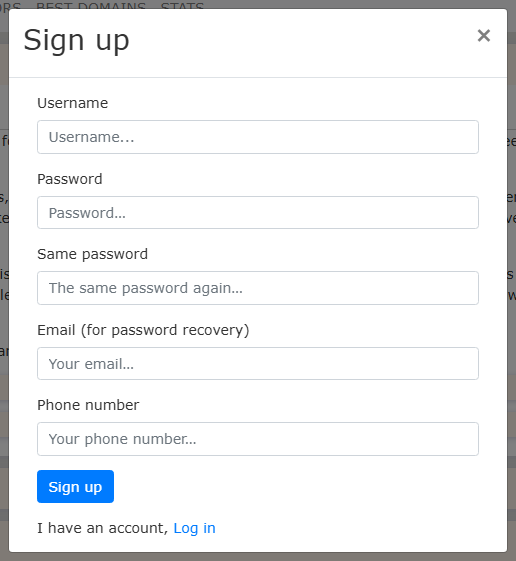 Signing up: a login, an e-mail and a password — that is enough to play Signing up: a login, an e-mail and a password — that is enough to play